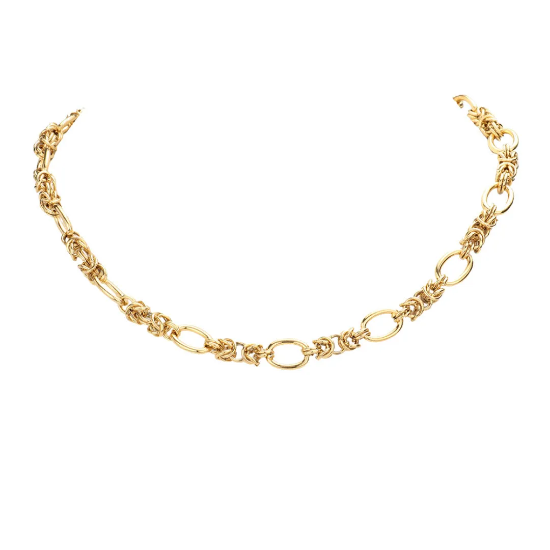 18K Gold-Dipped Stainless Steel Handmade Chain Necklace by Madeline Love