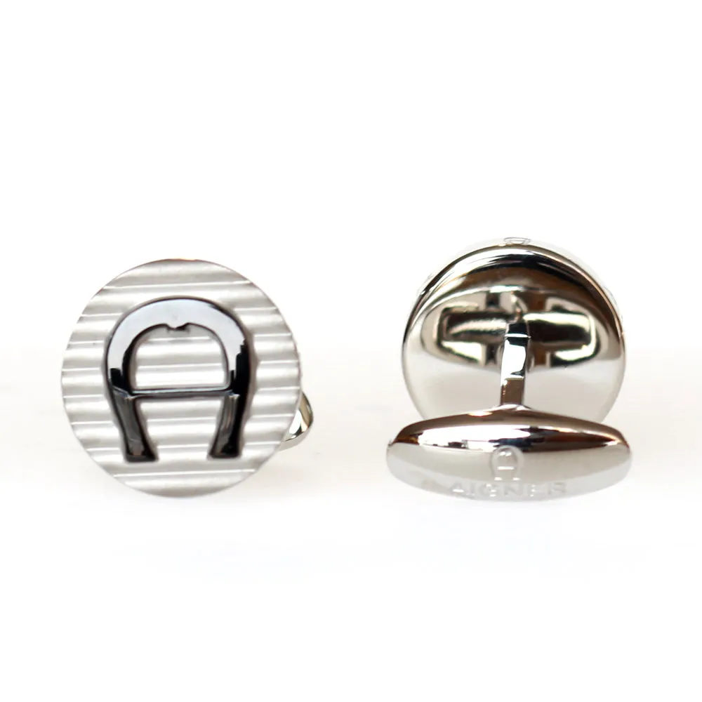 Aigner Cufflink Silver Color