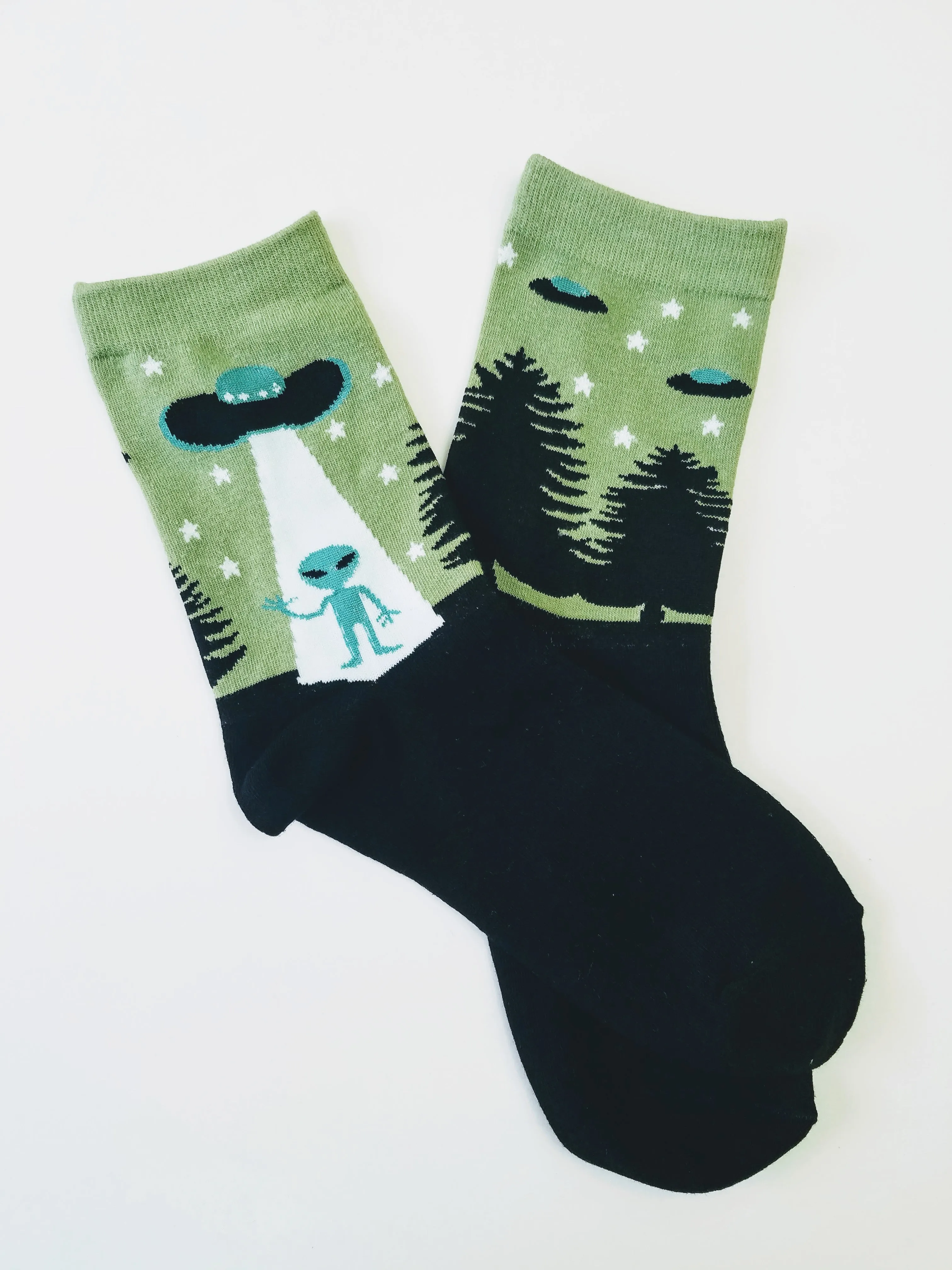 Alien Spacecraft Crew Socks