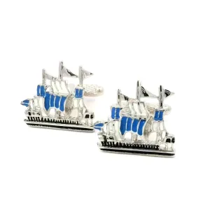 Armada Sailing Ship Cufflinks