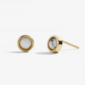 Bohemia Howlite Stud Earrings 5133