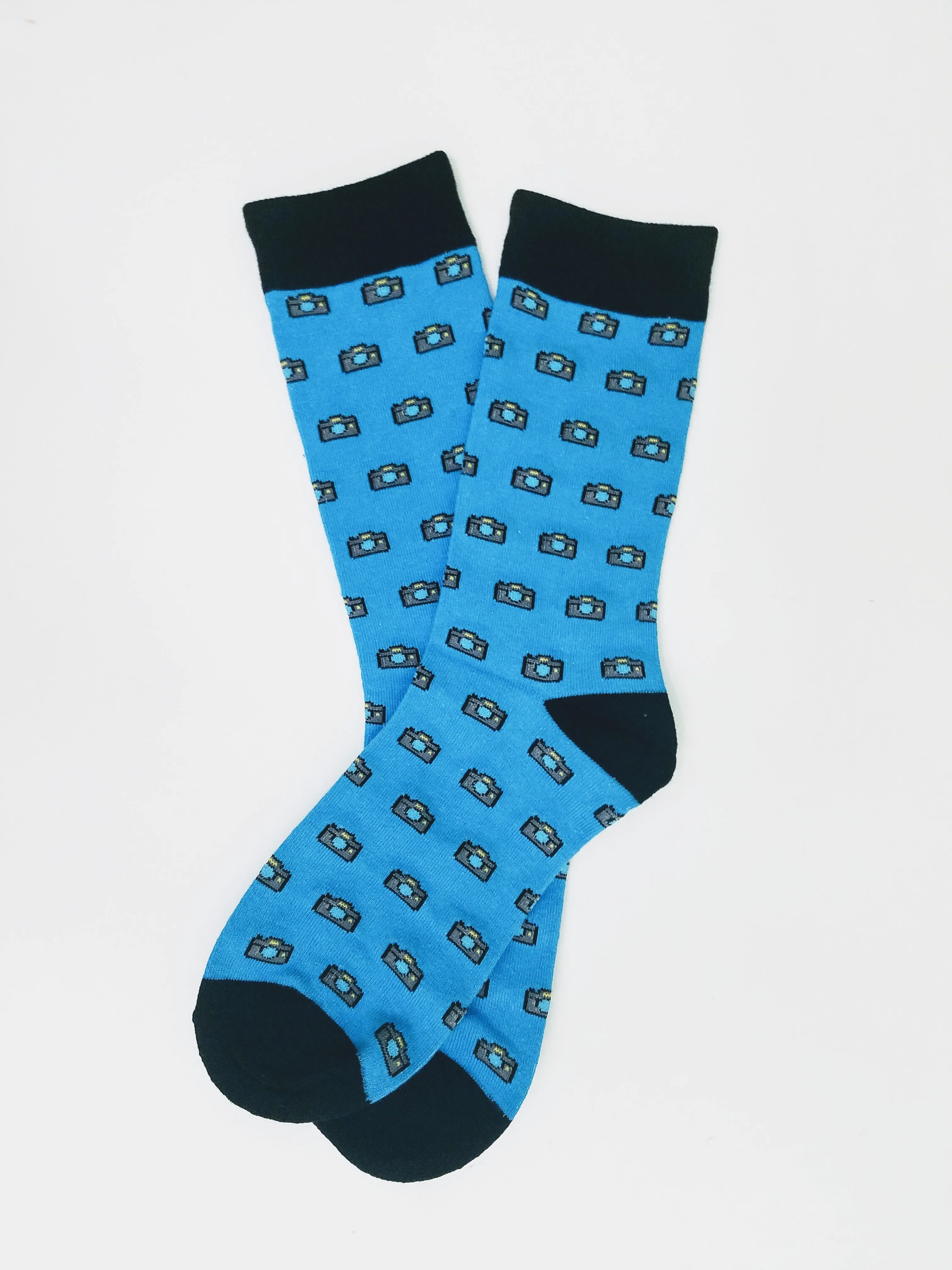 Camera Icon Crew Socks