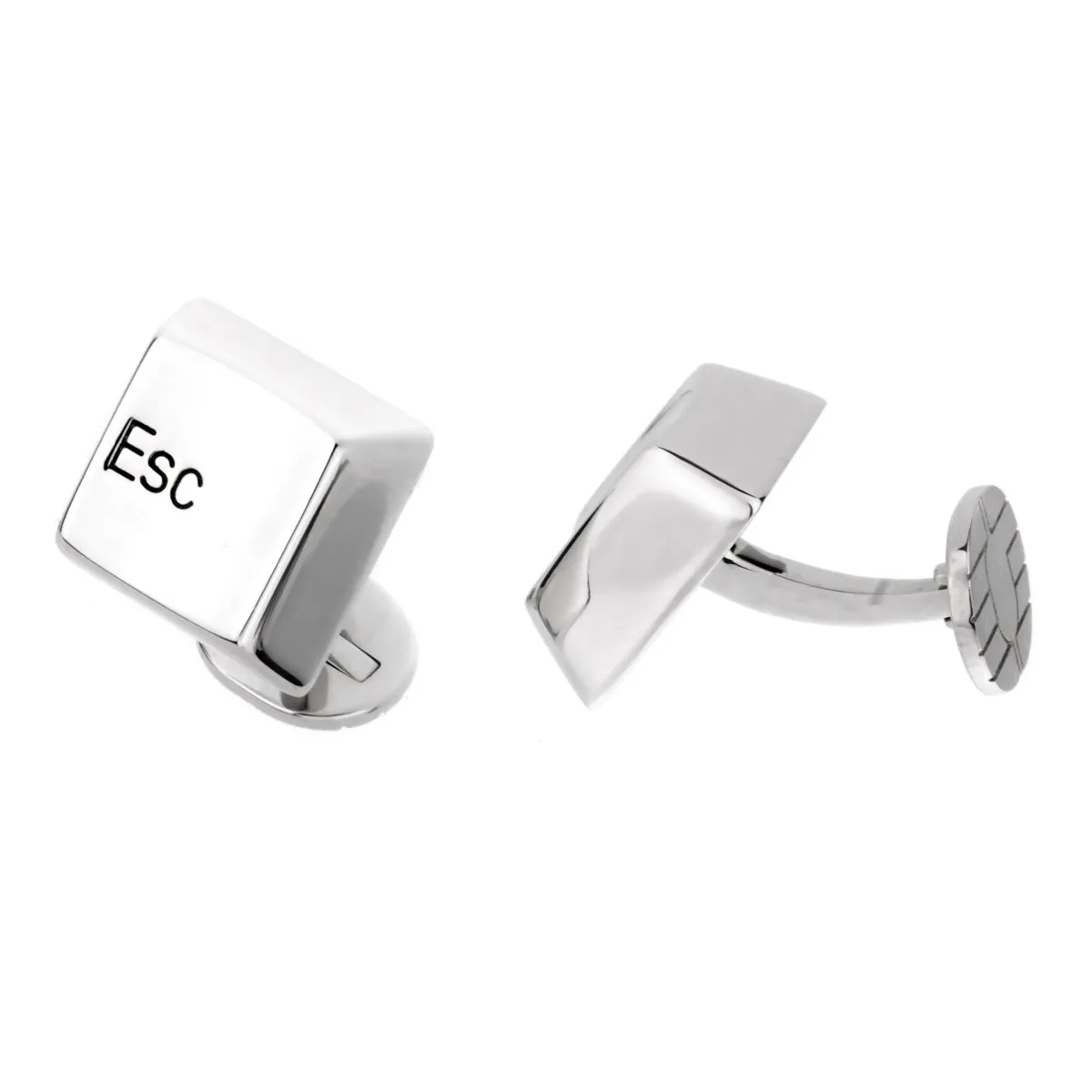 Cartier Shift Escape 18k White Gold Cufflinks