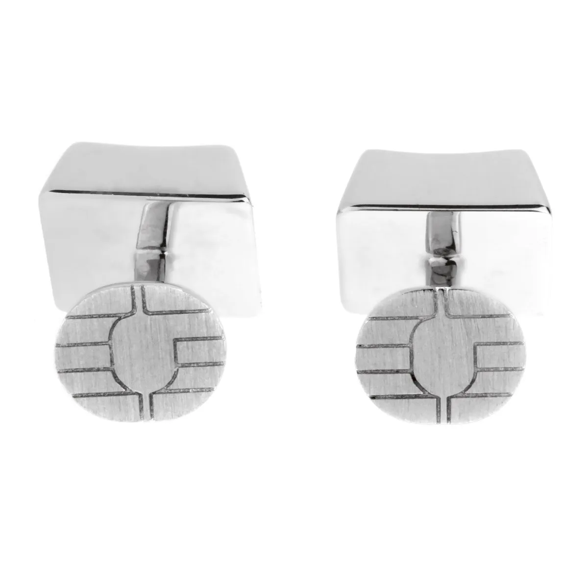 Cartier Shift Escape 18k White Gold Cufflinks