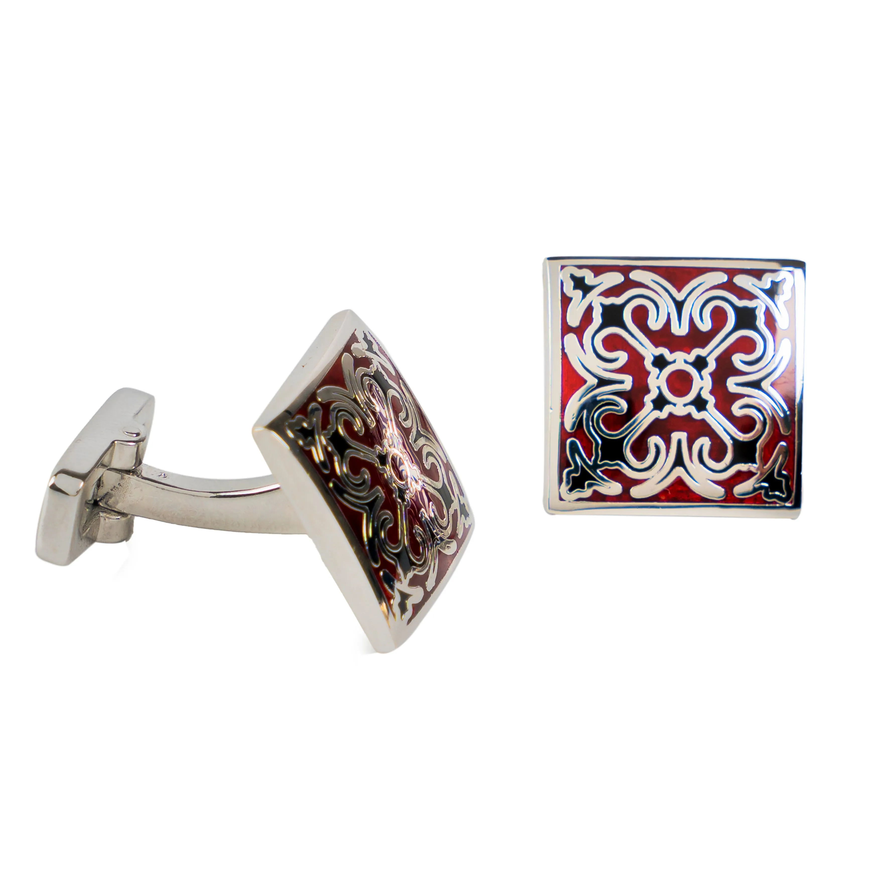 Chokore Classic Maroon Cufflinks