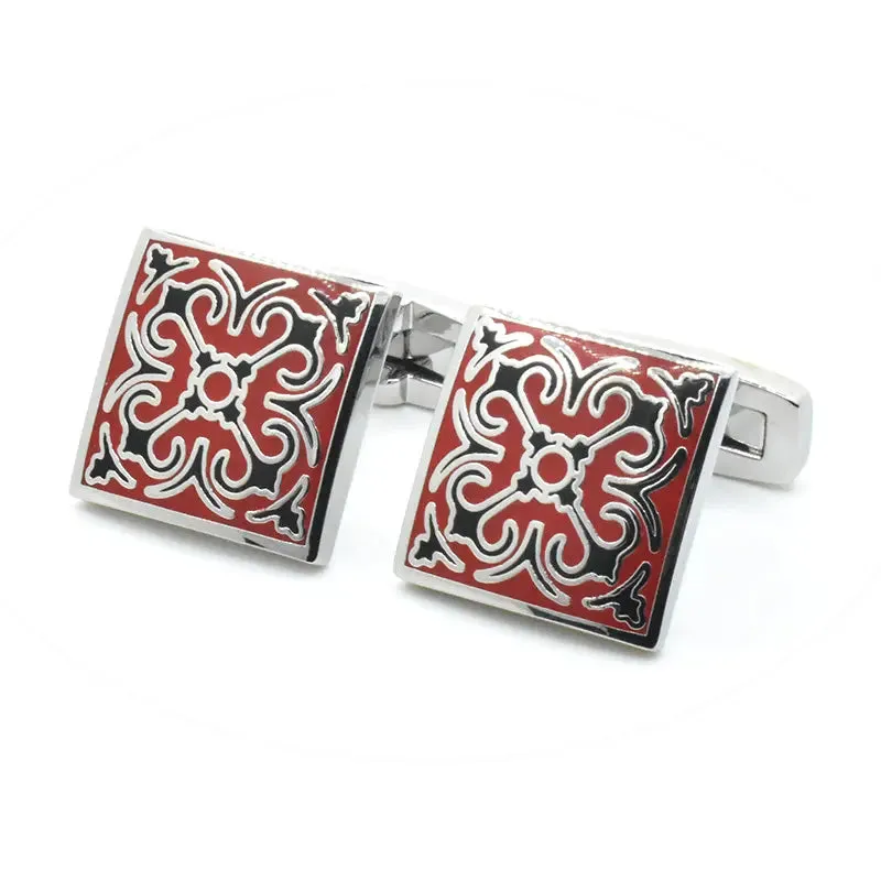 Chokore Classic Maroon Cufflinks