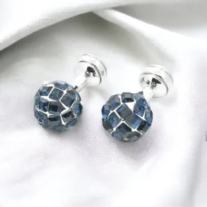 Chokore Crystal Ball Cufflinks (Blue)