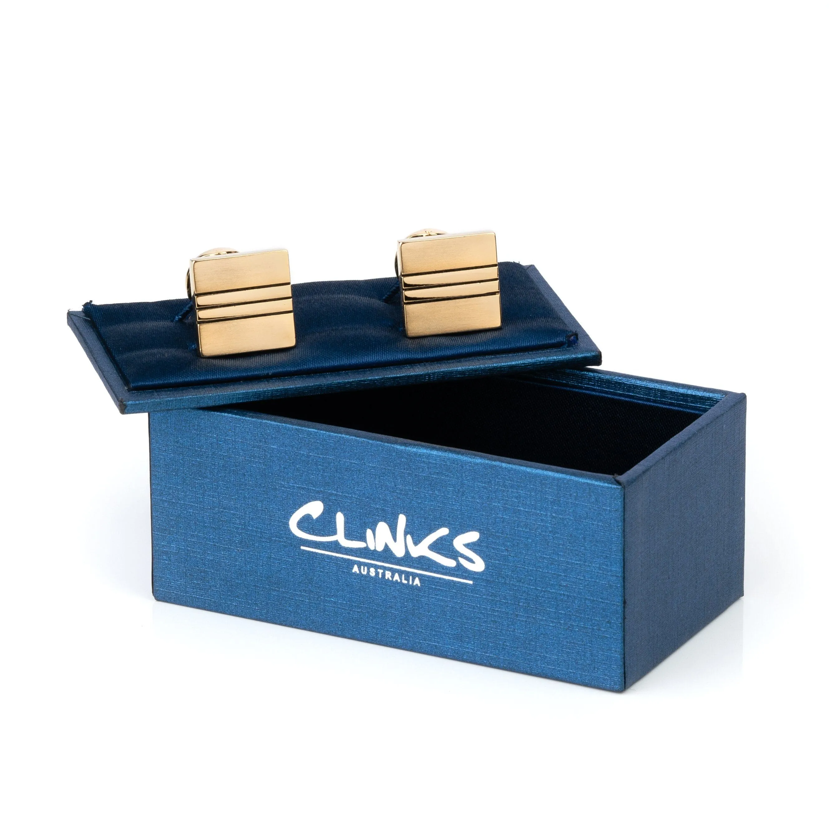 Classic Gold with Black Lines Cufflinks