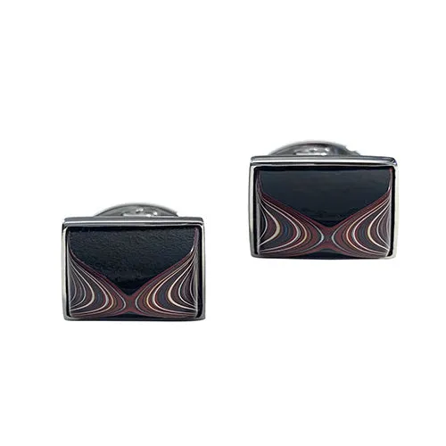 Corvette Fordite Sterling Cufflinks