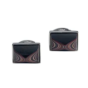 Corvette Fordite Sterling Cufflinks