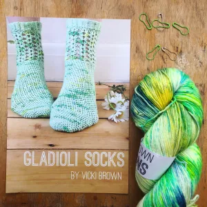 Crochet Pattern - Gladioli Socks - PRINT copy