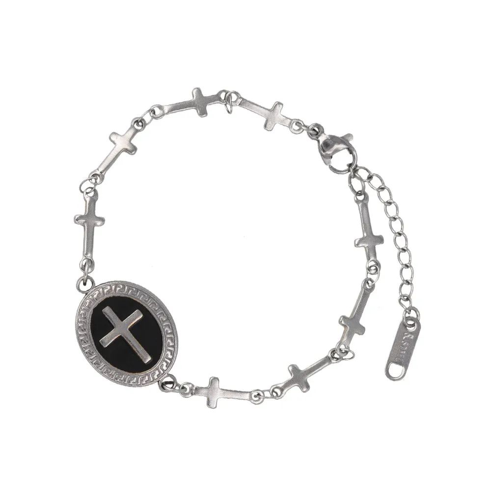 Cross Chain Bracelet