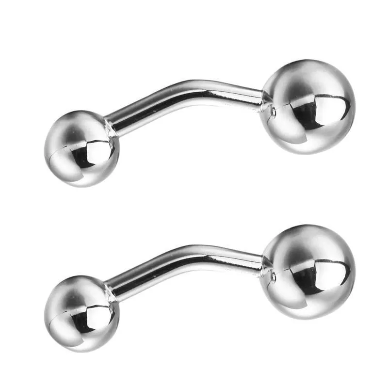 Double Ball Metal Cufflinks