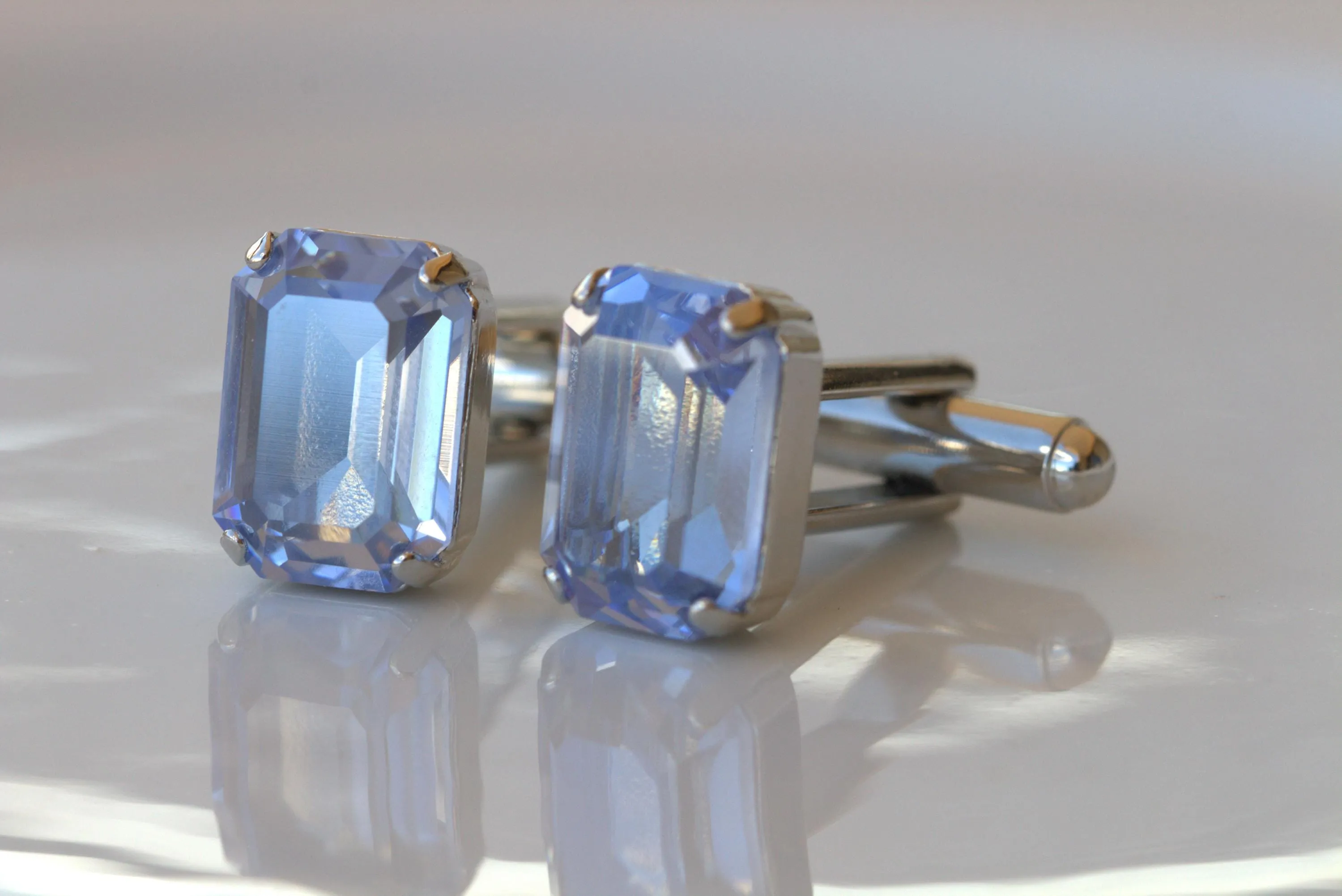 DUSTY BLUE CUFFLINKS