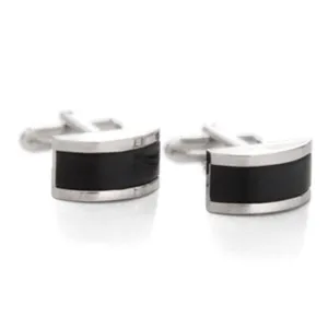 Eyecandy Black Cufflinks