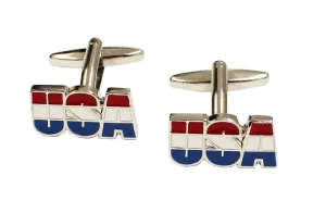 First Class USA Stripe Cufflinks (Pair)