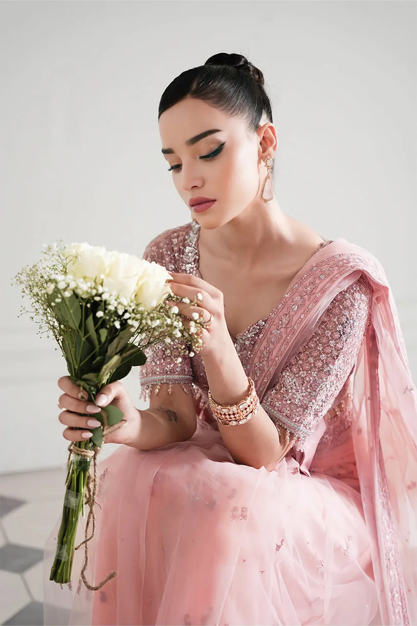 FORMALS'24 -BLUSH PINK MODERN TIMELESS SAREE WEDDING EDIT 2024/2025 (NPA3-24429)