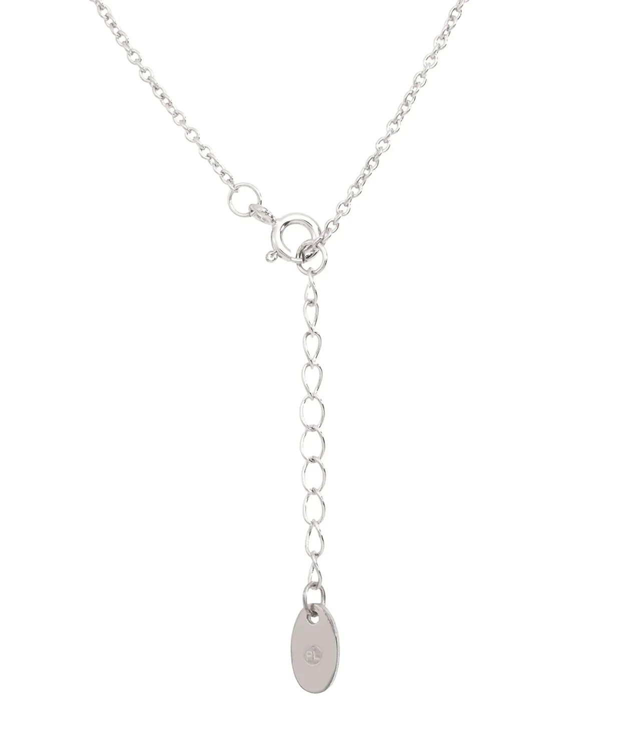 Gift Packaged 'Aurora' Rhodium Plated 925 Silver with Freshwater Pearl Necklace