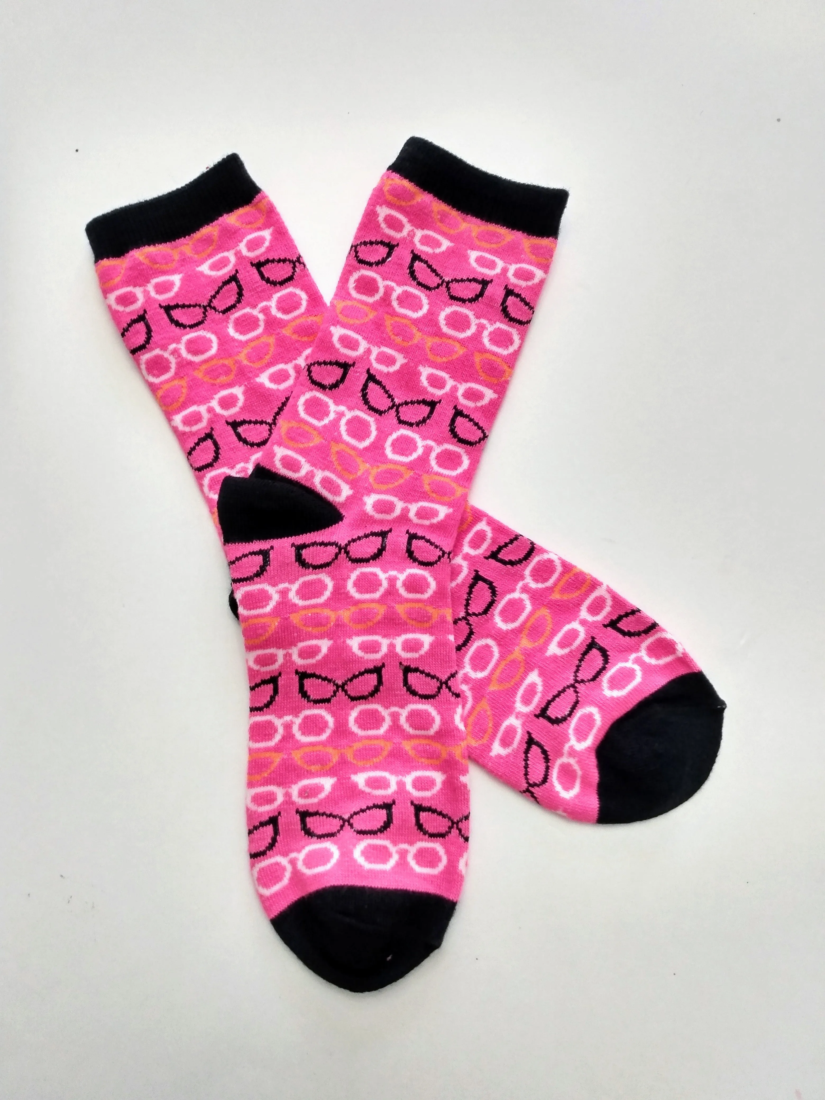 Glasses Frames Crew Socks