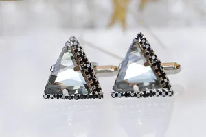 GREY WEDDING CUFFLINKS