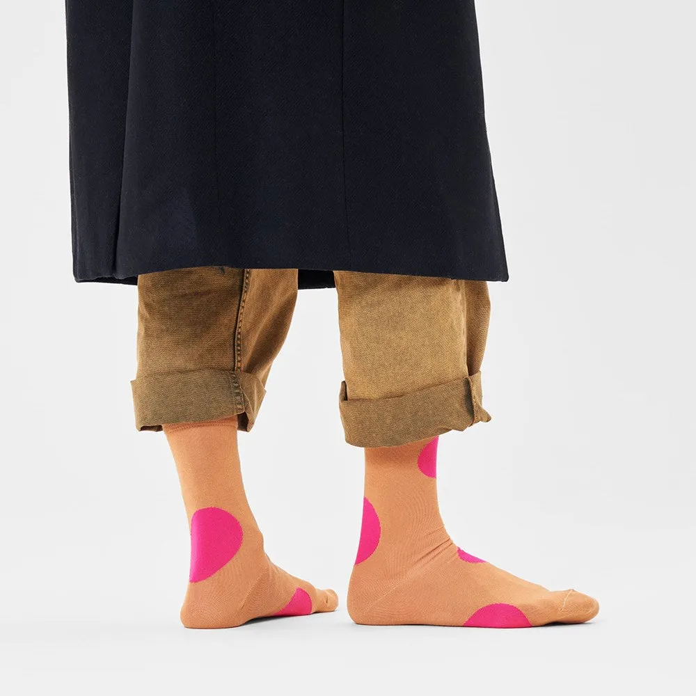 Happy Socks: Jumbo Dot Peach