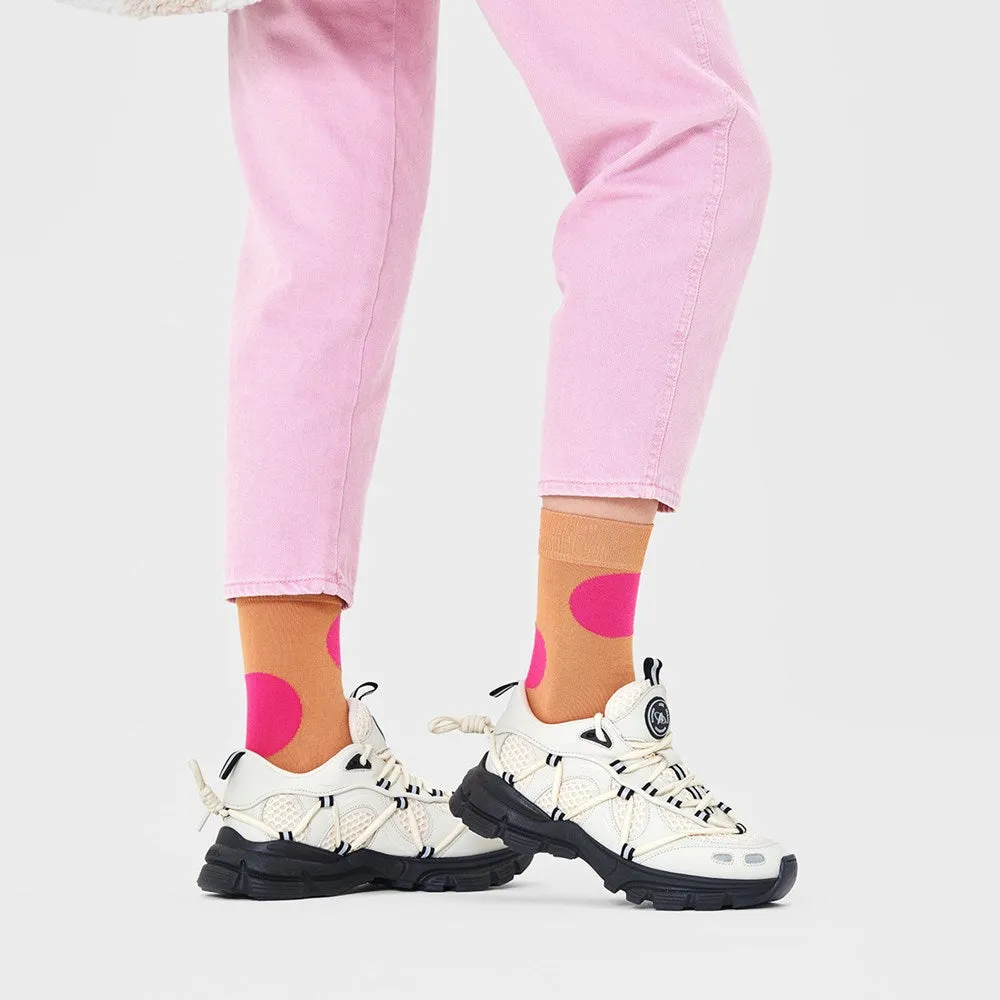 Happy Socks: Jumbo Dot Peach