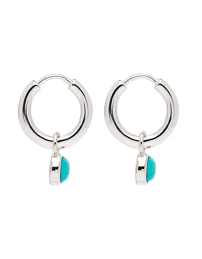 Heavenly Turquoise Silver Earring E6543