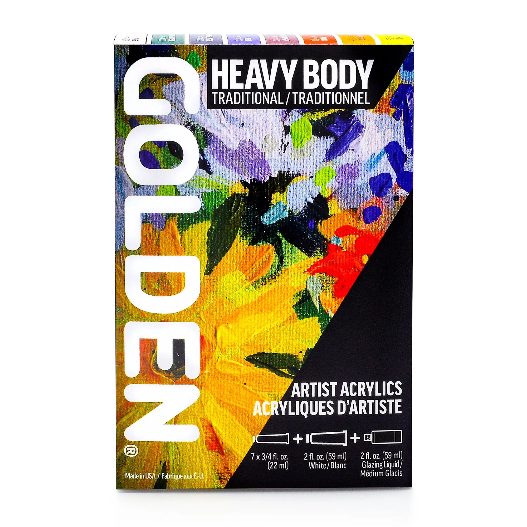 Heavy Body Acrylic Traditional Kit - 9 Pieces