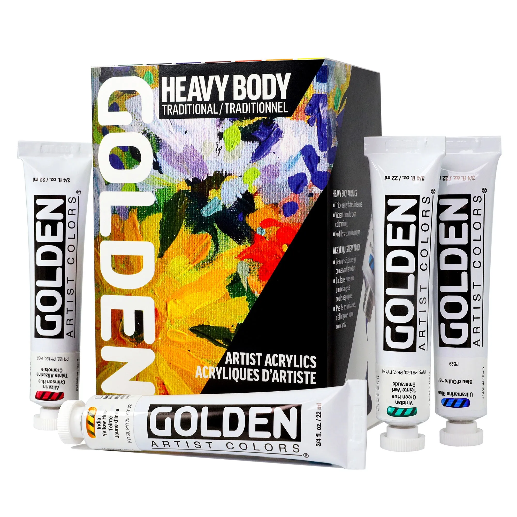 Heavy Body Acrylic Traditional Kit - 9 Pieces