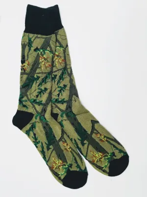 Hunting Camouflage Forest Crew Socks