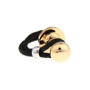 Julio Metal Beads On Rope Cufflinks