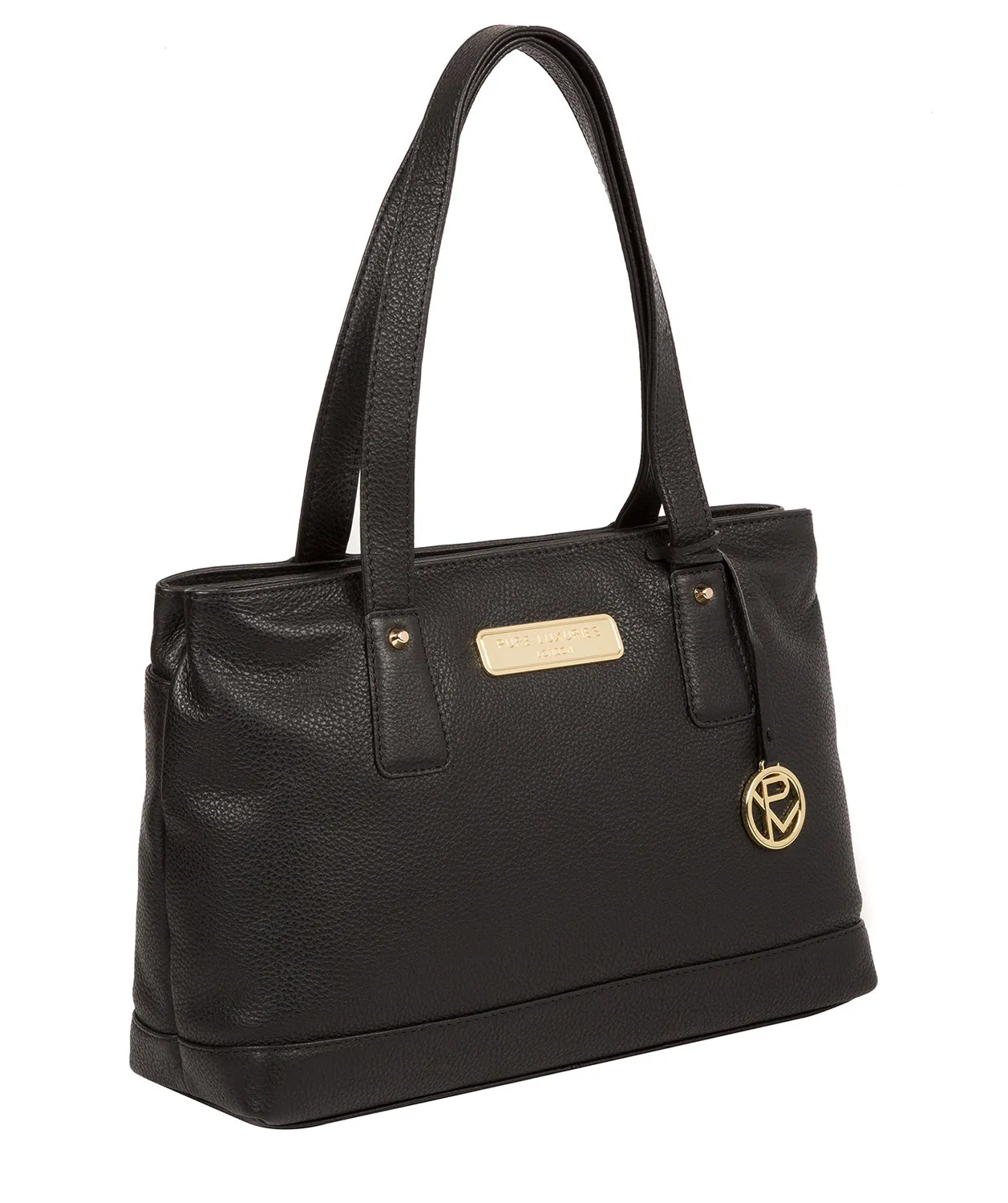 'Kate' Black Leather Handbag