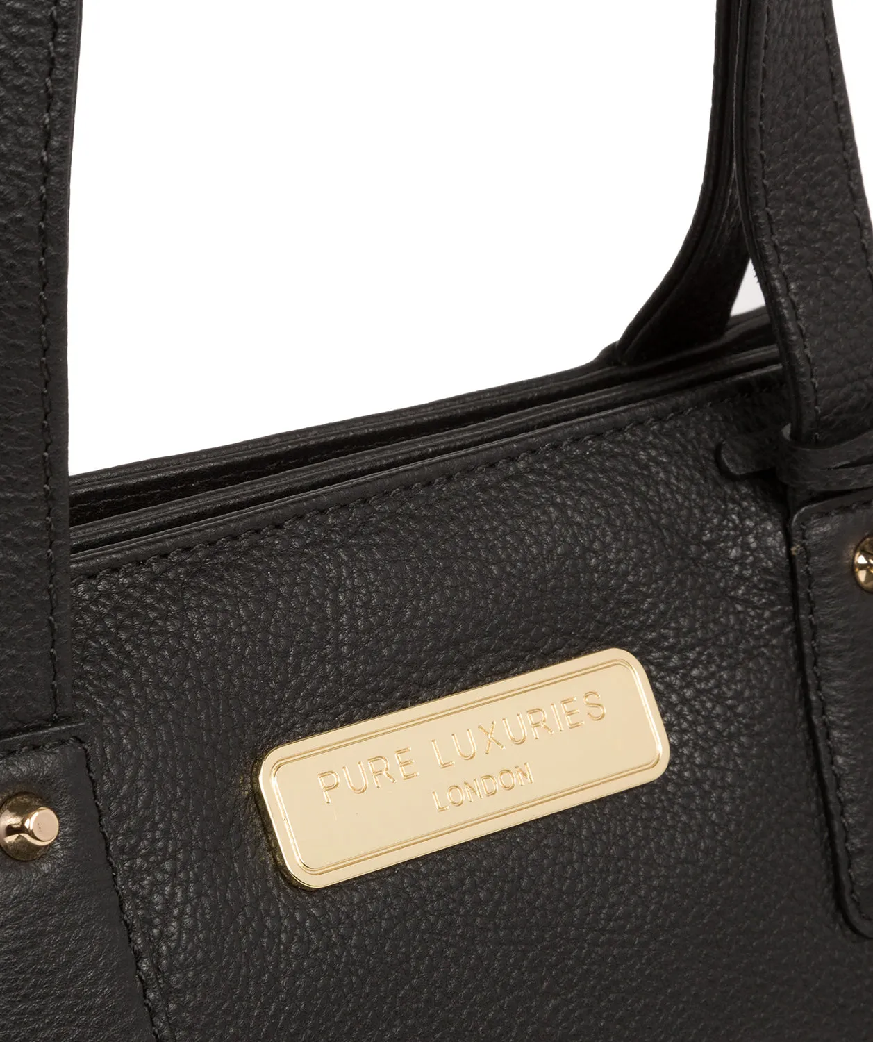 'Kate' Black Leather Handbag