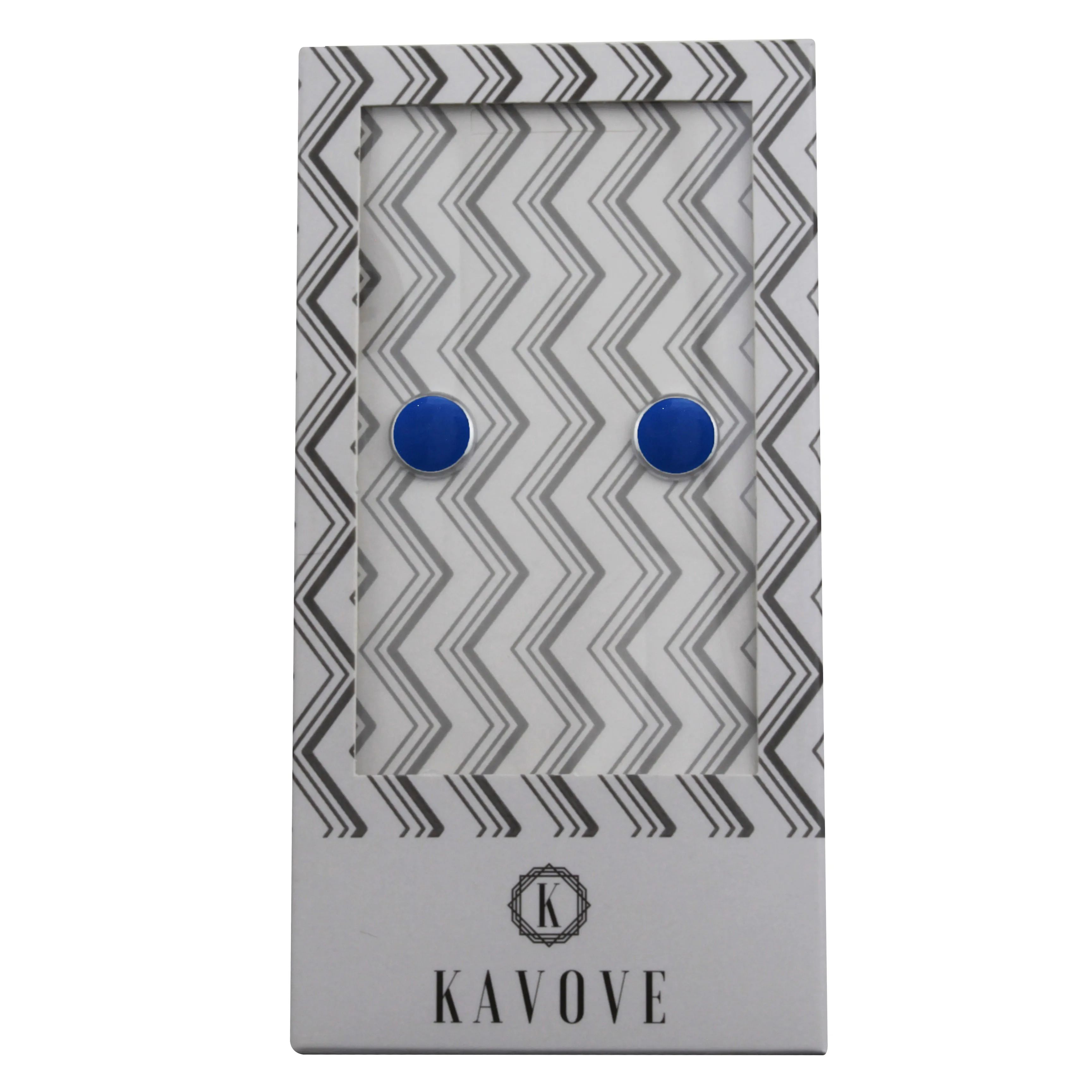 Kavove The Classic Saga Dark Blue Cufflink