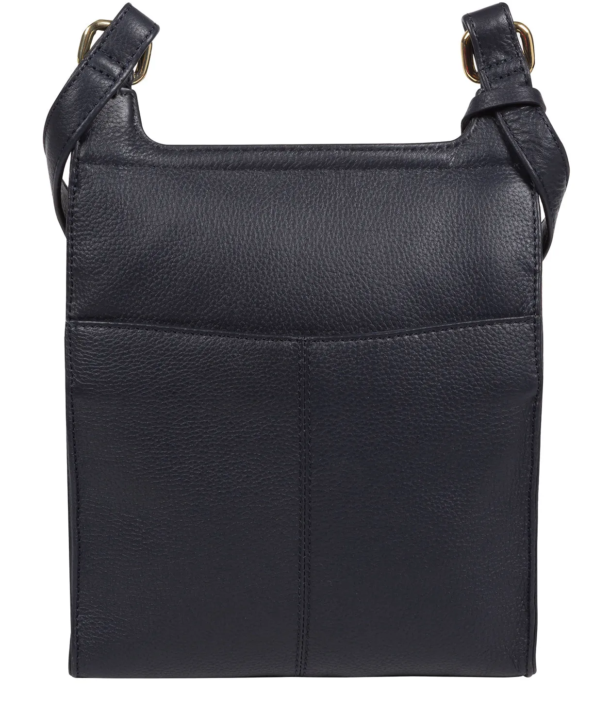 'Kempston' Navy Leather Cross Body Bag