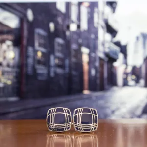 KingCuffs Square Tartan Cufflink