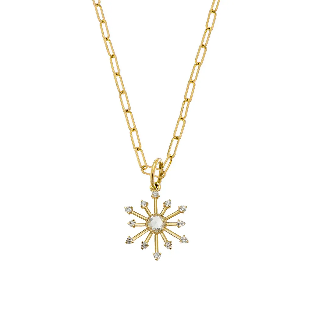 Leena 0.49Ct Diamond Pendant Only in 18k Yellow Gold