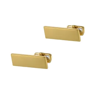 Louis Martin Vermeil Rectangular Bar Cufflinks