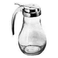 Magnum MAG6605 Syrup Dispenser 6 oz. Glass Jar with Stainless Steel Top | Denson CFE