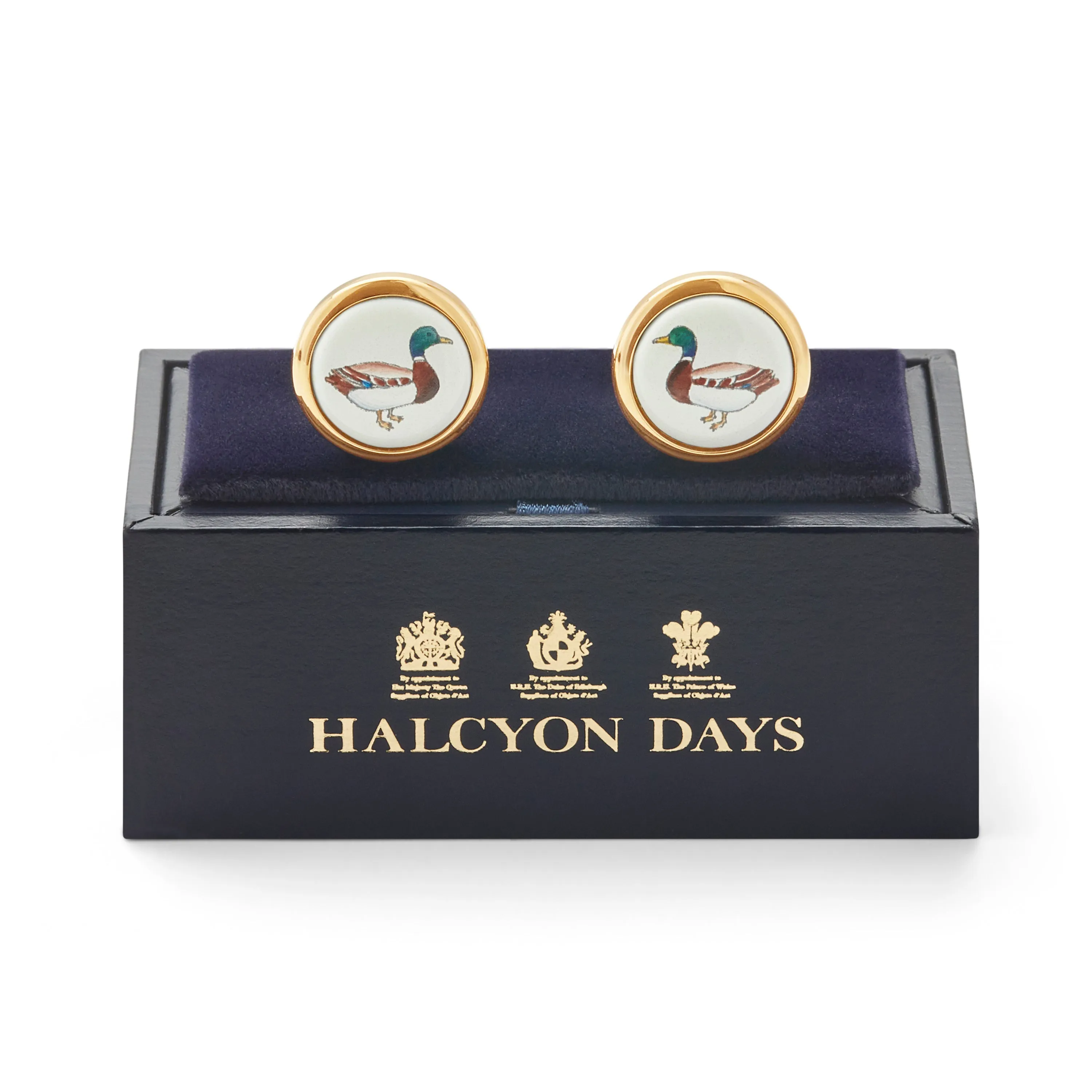 Mallard Enamel Cufflinks