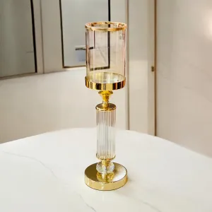 Metal Golden Candle Stand Large