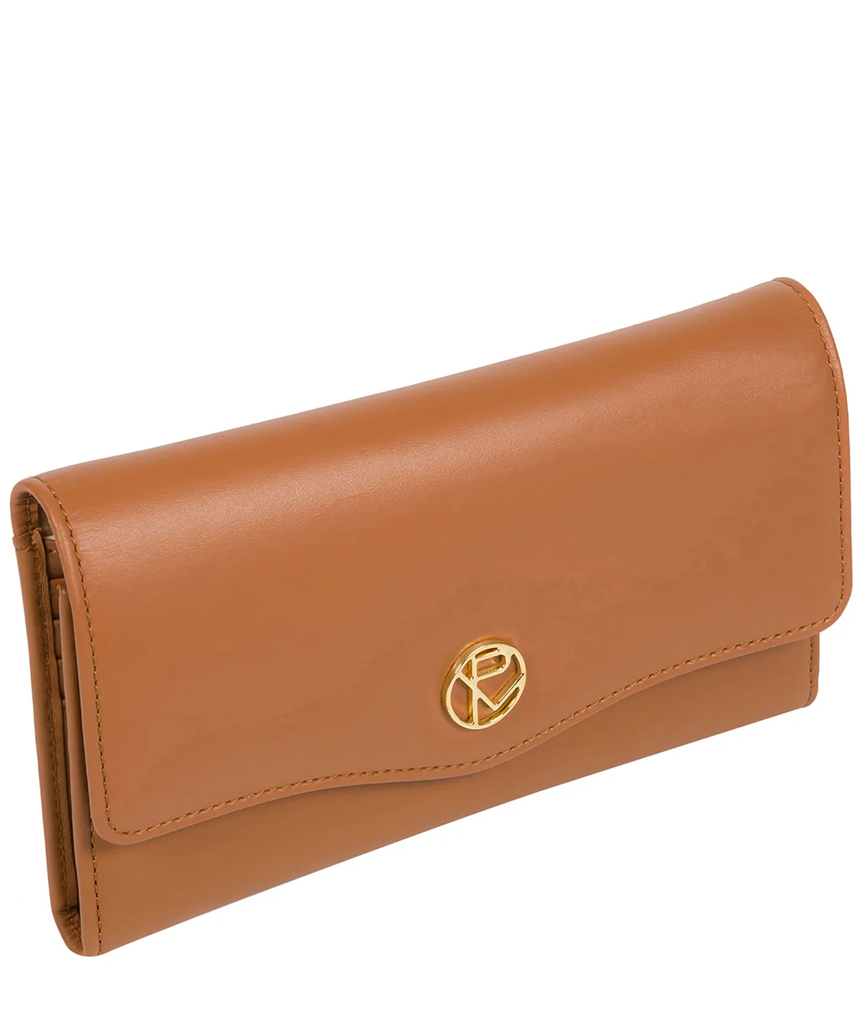 'Montpellier' Saddle Tan Leather Purse