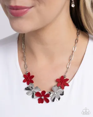 Paparazzi Necklace ~ Mythically Metallic - Red