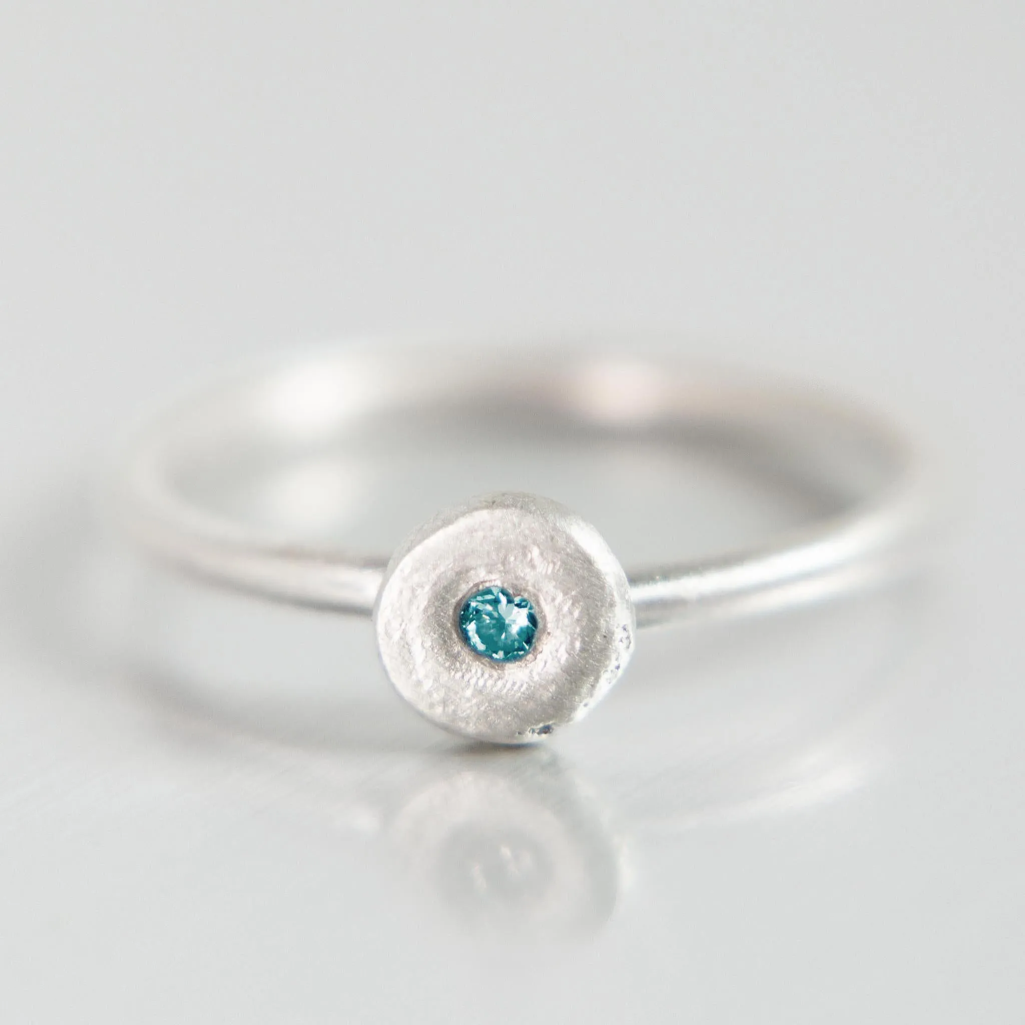 Pebble Ring in Sterling Silver