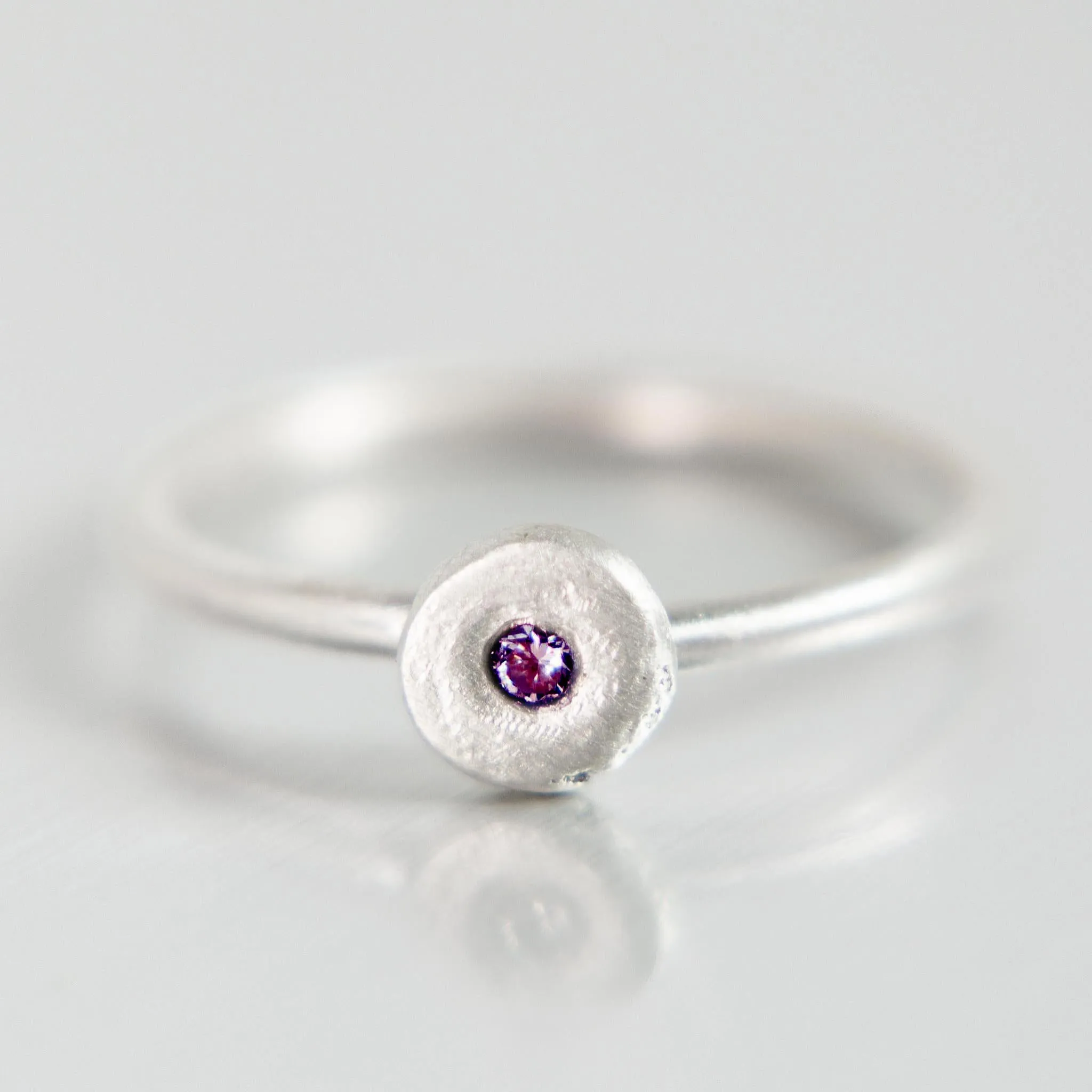 Pebble Ring in Sterling Silver