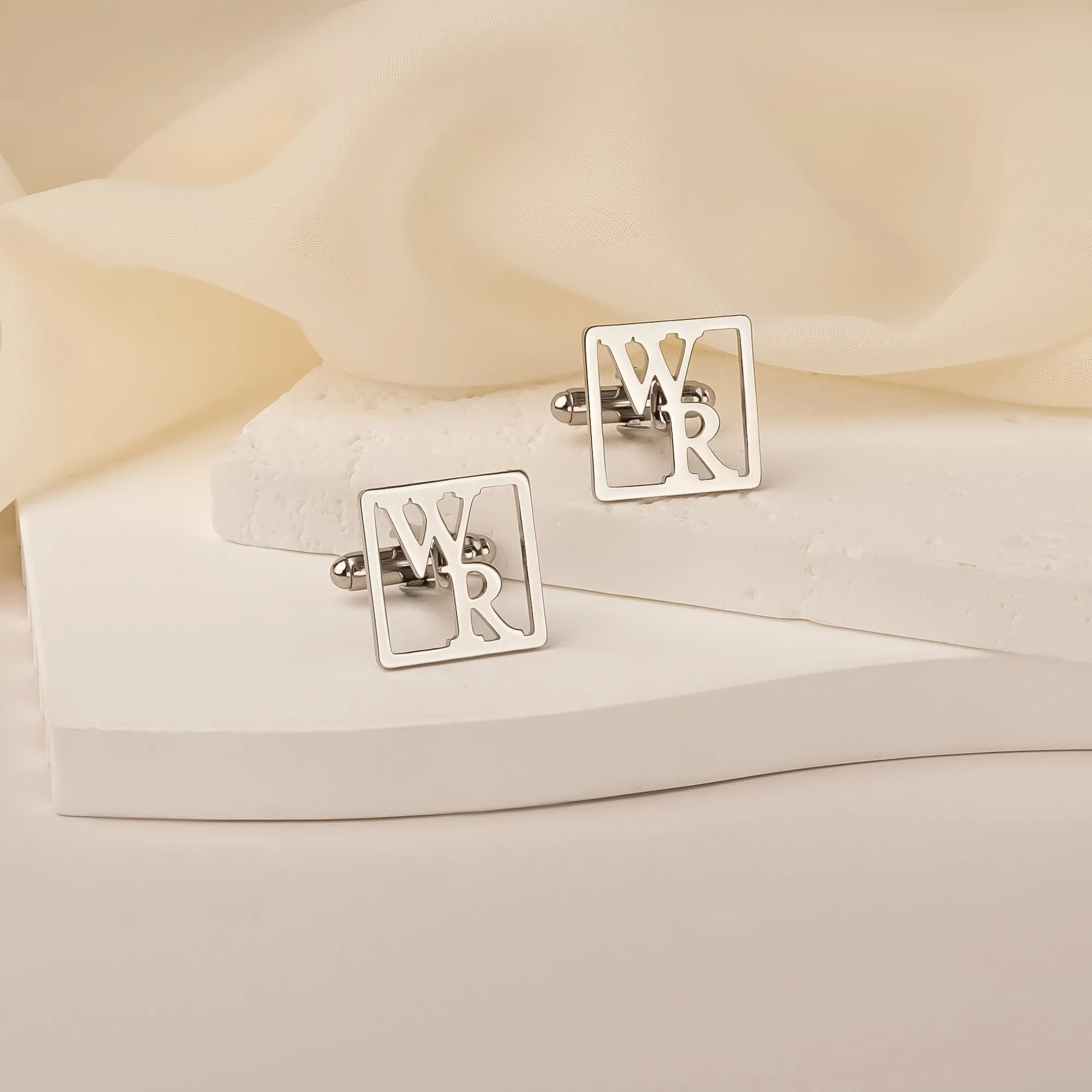 Personalized Initial Cuff Links