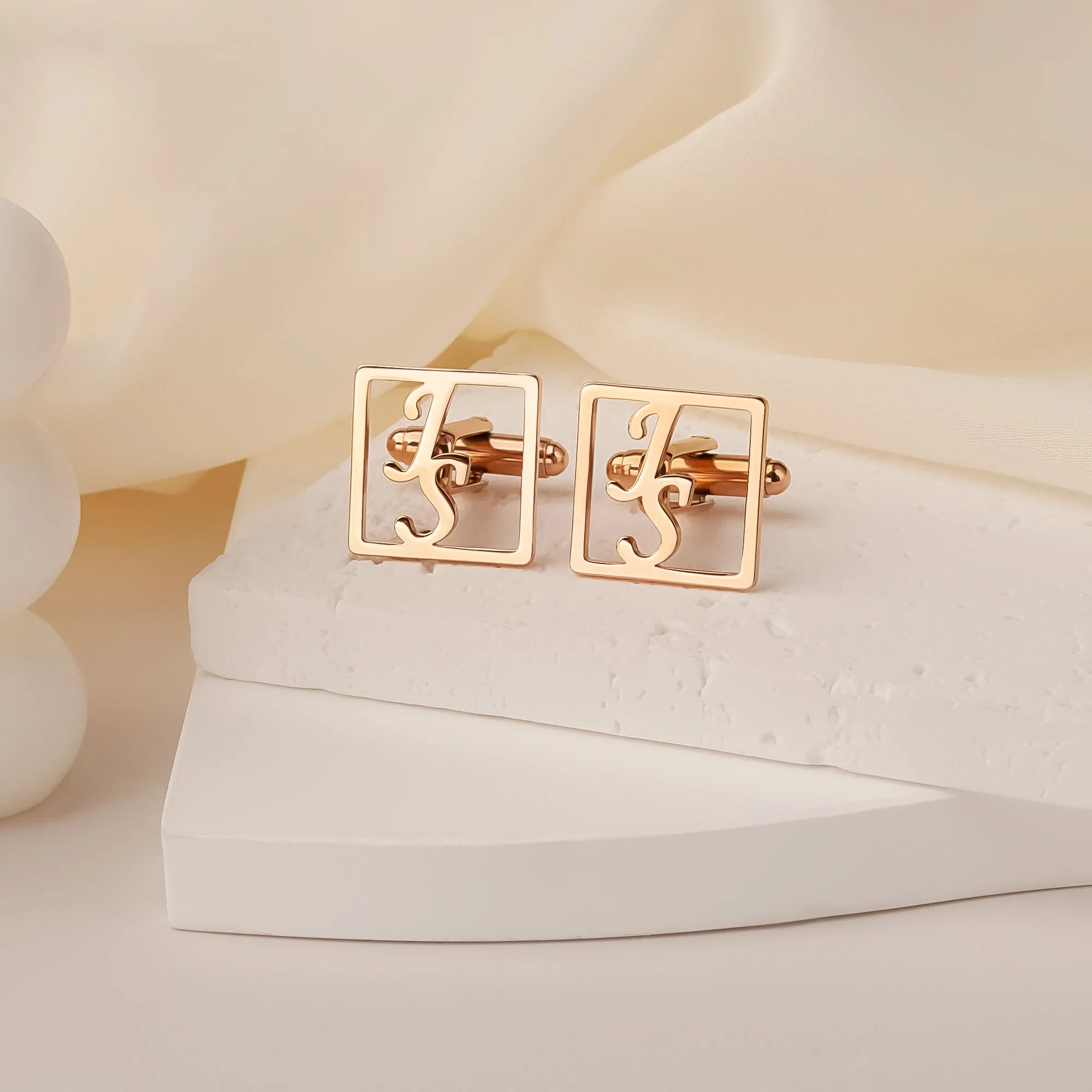 Personalized Initial Cuff Links