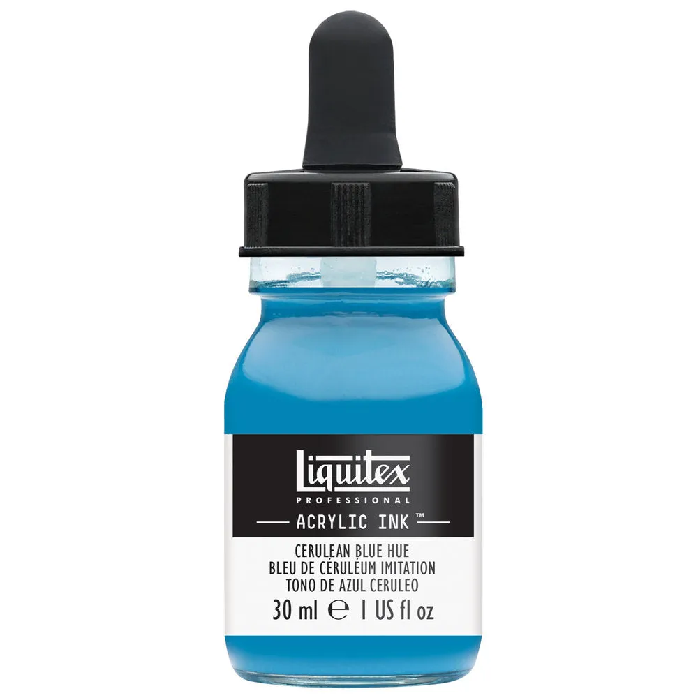 Professional Acrylic Ink - Cerulean Blue Hue