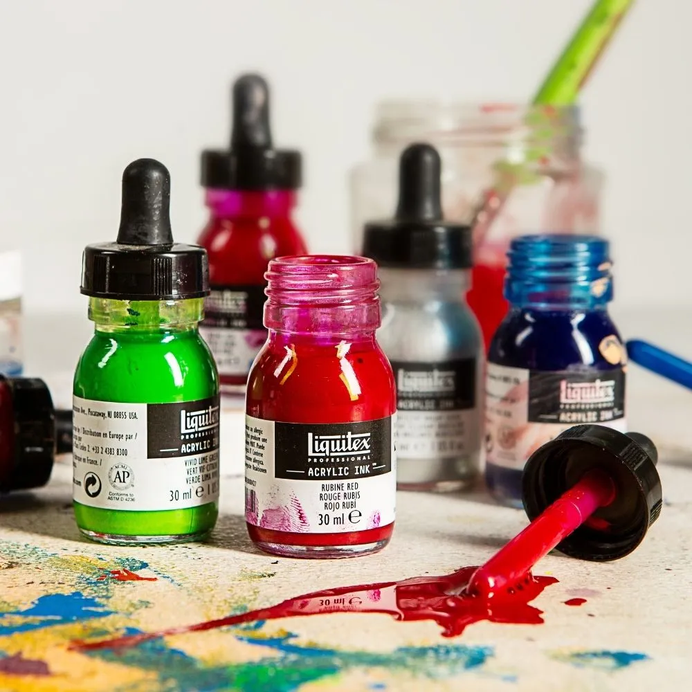 Professional Acrylic Ink - Cerulean Blue Hue