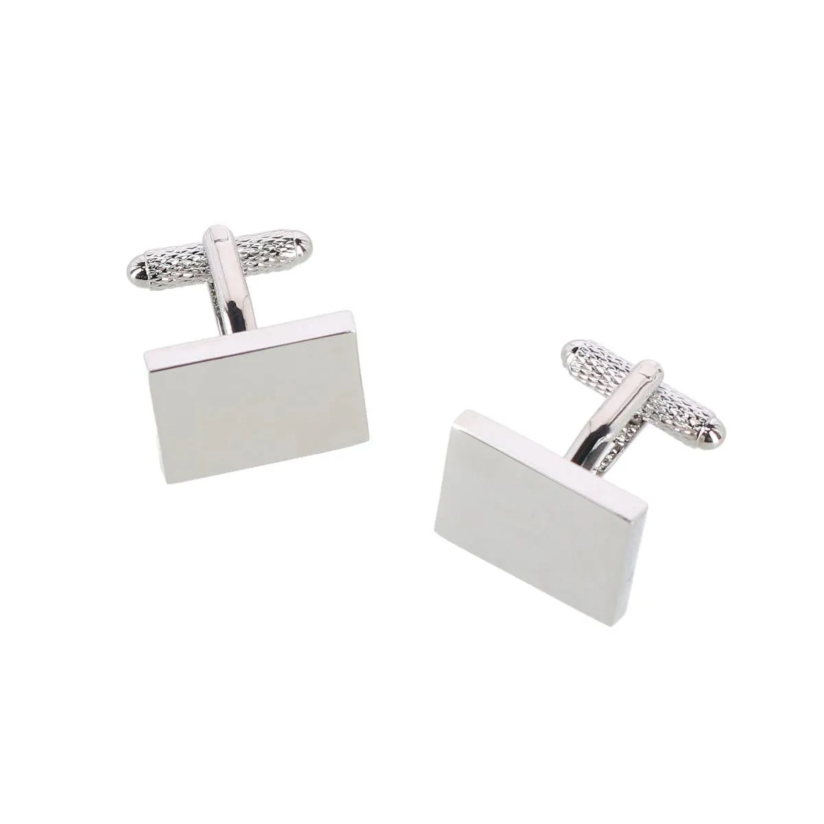 Rooney Rectangle Brass Engravable Cufflinks